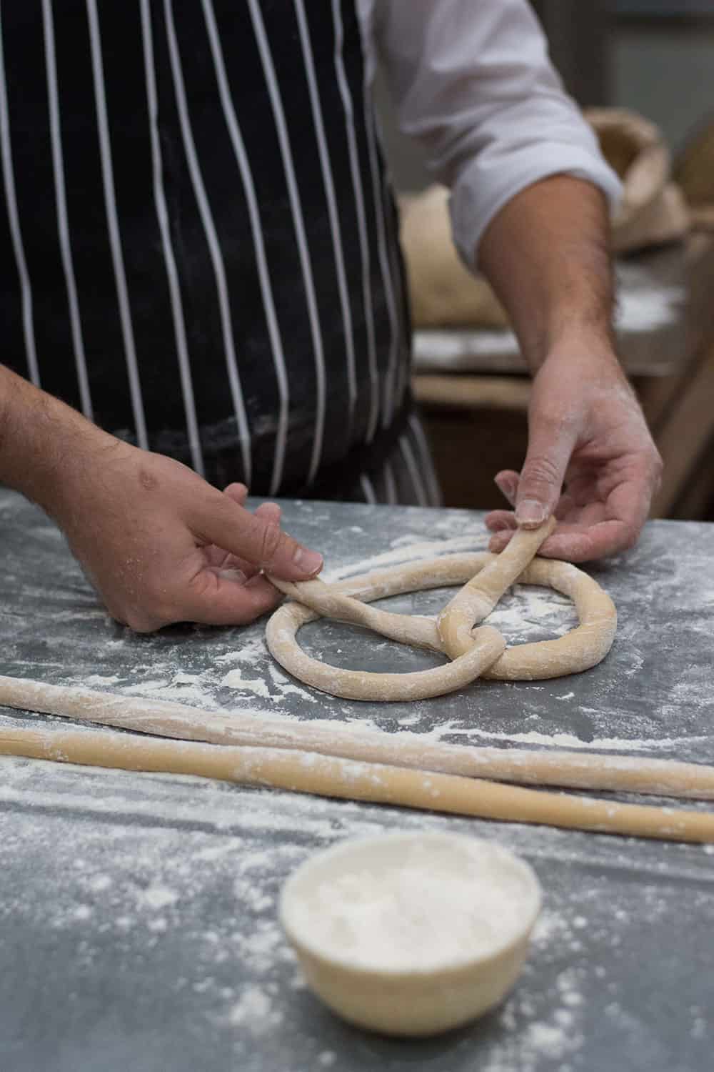 Knot Pretzels Making